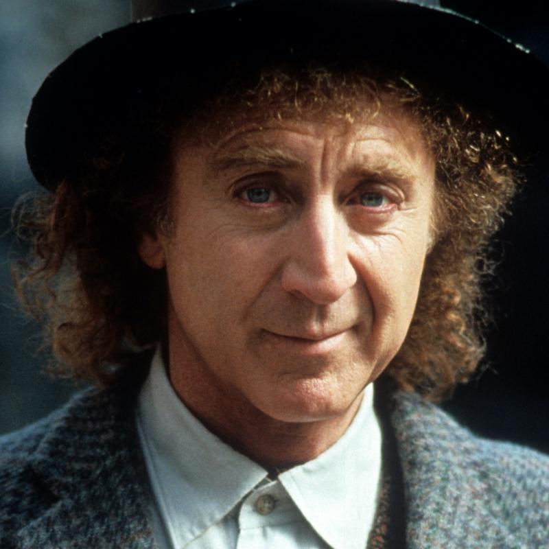 A portrait of actor Gene Wilder