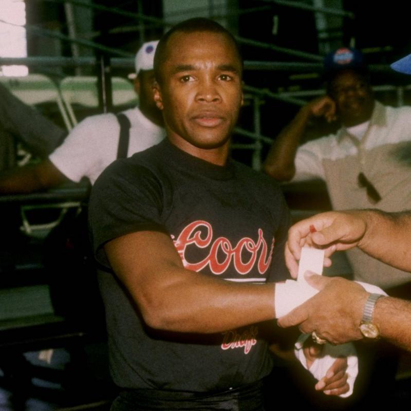 Boxer Sugar Ray Leonard