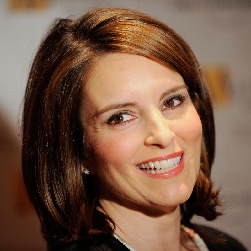 Comedian Tina Fey poses for photos at the 2010 Matrix Awards 